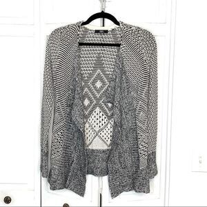 Le Temps De Cerises Open Hanging Cardigan Sweater